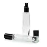 10ml Vierkante Hoge Slanke Fles, Zwarte Spray en Dop