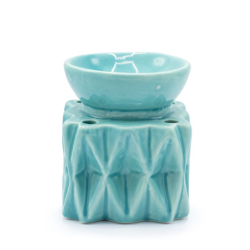 Oliebrander Geometrisch - Blauw
