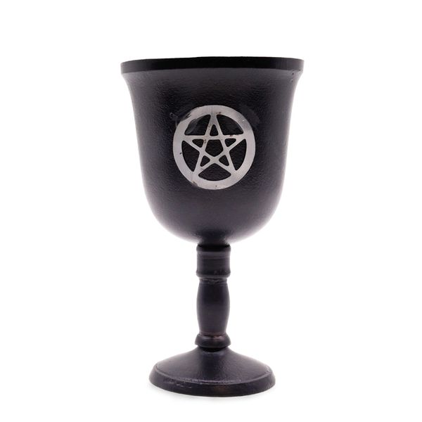 Gietijzeren Rituele Beker - Pentagon - 20x11 cm