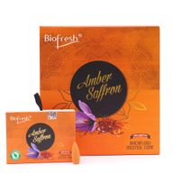 Biofresh Backflow Wierookkegels (40 kegels) - Amber Saffraan