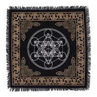 Esoterisch Altaardoek met Franjes - Chakra Kaart