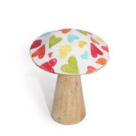 Kleine Paddenstoel - 10 cm - Pastel Harten