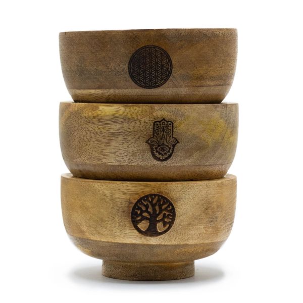 Kleine Rituele Kom Wierookkegelhouder 11x5,5cm - (asst esoterisch)