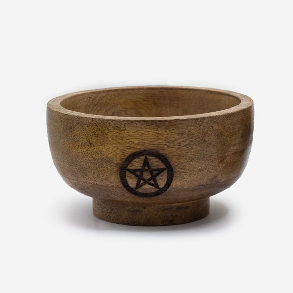 Kleine Rituele Kom Wierookkegelhouder 11x5,5cm - (asst Pentagon etc.)