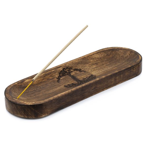 Grote Wierookschaal 30x10 cm - Levensboom