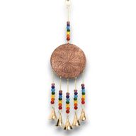 Indianen Windgong - Middel Levensboom - Chakra Kralen 5 Klokjes - 10x36cm
