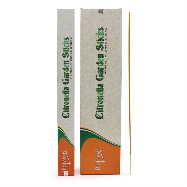 Biofresh Tuin Wierookstokjes - (10 x 50 cm) - Citronella