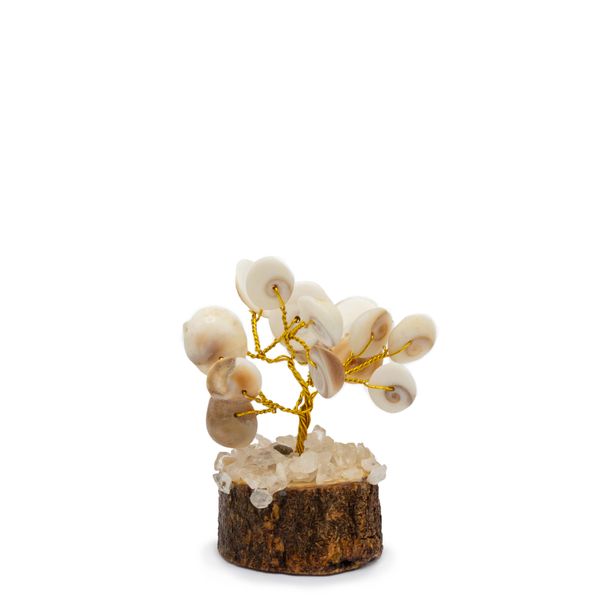 Kleine Gomati Chakra Cirkels met Stenen Bomen - (15 stenen)