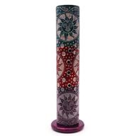 Speksteen Ronde Toren Wierookhouder 25cm - Zonnen