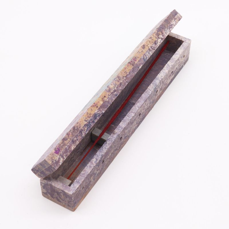 Speksteen Wierookdoos met Rookgaten 25cm - Chakra