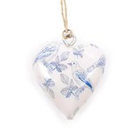 Grote Decor Houten Harten - Blauwe Vogel