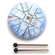 Stalen Tong Geluksdrumss Blauwe Lucht OM - 18cm
