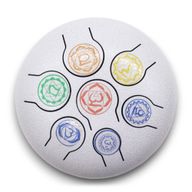 Stalen Tong Geluksdrumss 7 Chakra - 18cm