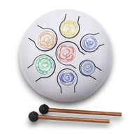 Stalen Tong Geluksdrumss 7 Chakra - 18cm