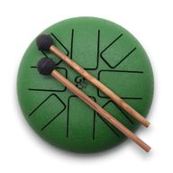 Stalen Tong Geluksdrumss Om Groen - 16cm