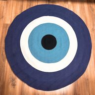 Katoenen Touw Evil Eye Tapijt 150cm