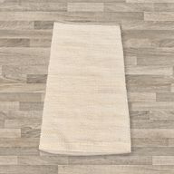 Kleine Indiase Handgeweven Katoenen Tapijt - 50x90cm - Crème
