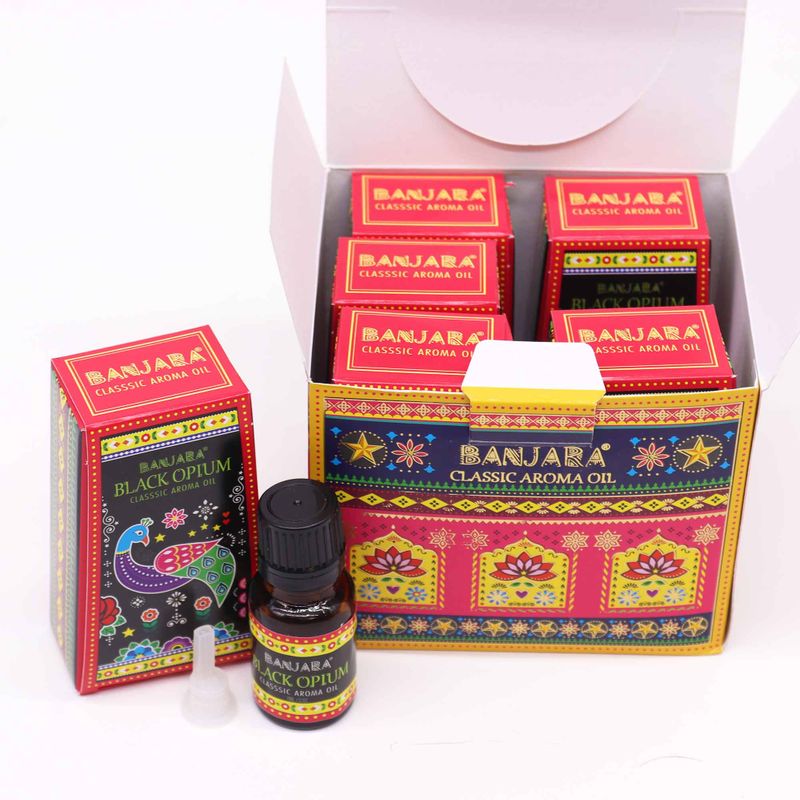 Banjara Indiase Geurolie 10ml - Black Opium
