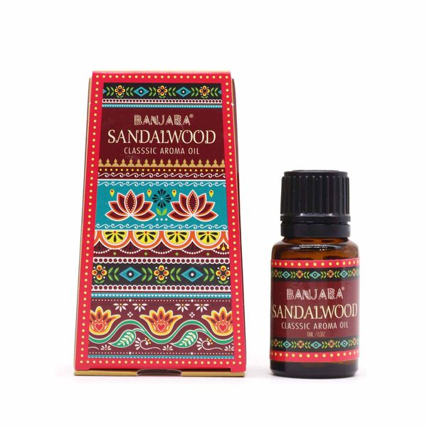 Banjara Indiase Geurolie 10ml - Sandelhout