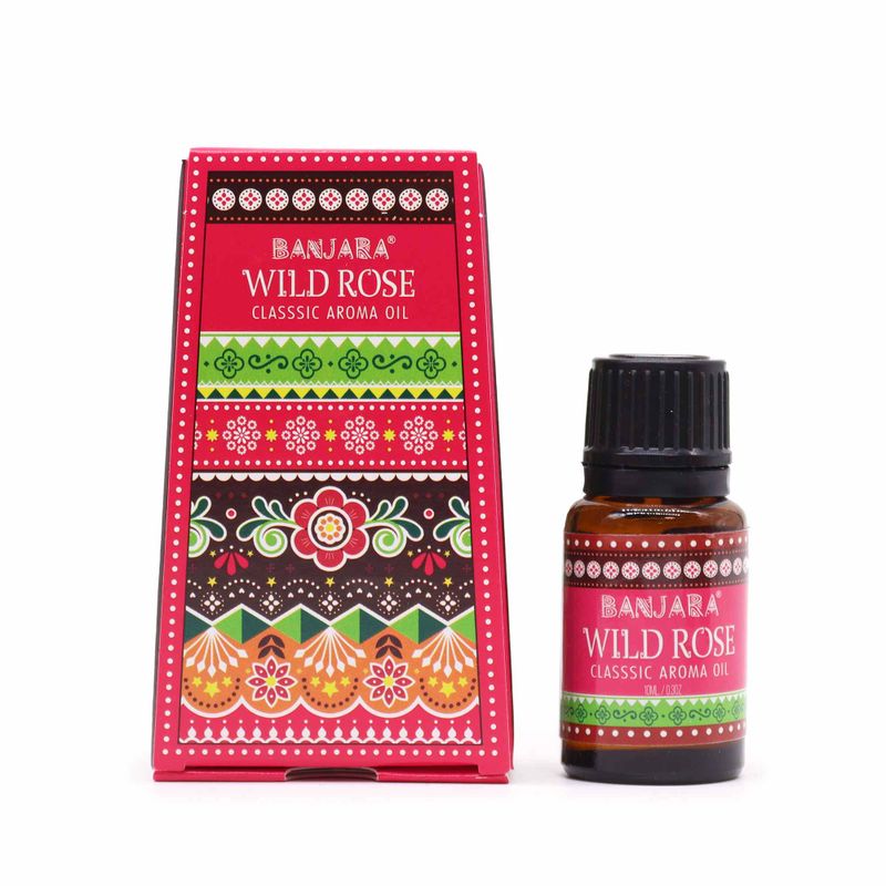 Banjara Indiase Geurolie 10ml - Wilde Roos