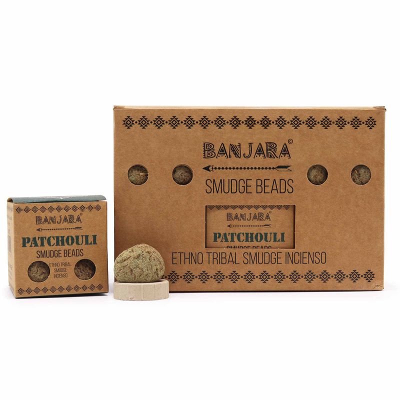 Banjara Smudge Kralen (vijf) - Patchouli