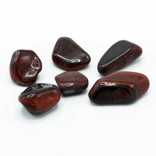 Afrikaanse Edelsteen Tijgeroog - Rood - Maat 8 - 30mm
