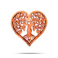 Hartvormig Decoratief Houten Levensboom Paneel 30cm