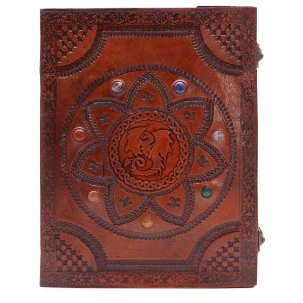 Groot Tomb Boek - Chakra Stenen Draak Mandala