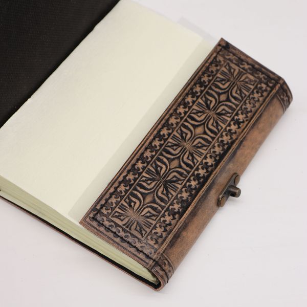 Hamsa - Esoterisch Notitieboek - Antiek Grijs