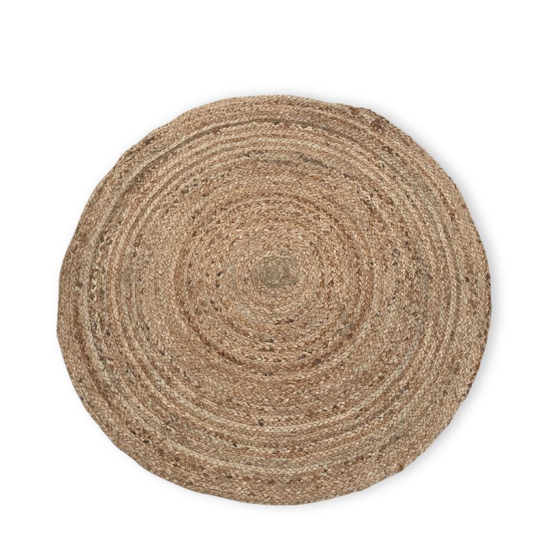 Rond Zacht Jute Tapijt - 90cm