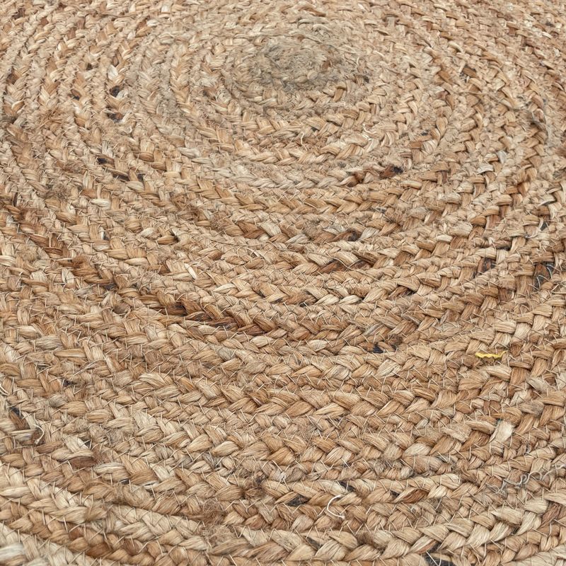 Rond Zacht Jute Tapijt - 90cm