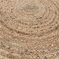 Rond Zacht Jute Tapijt - 90cm