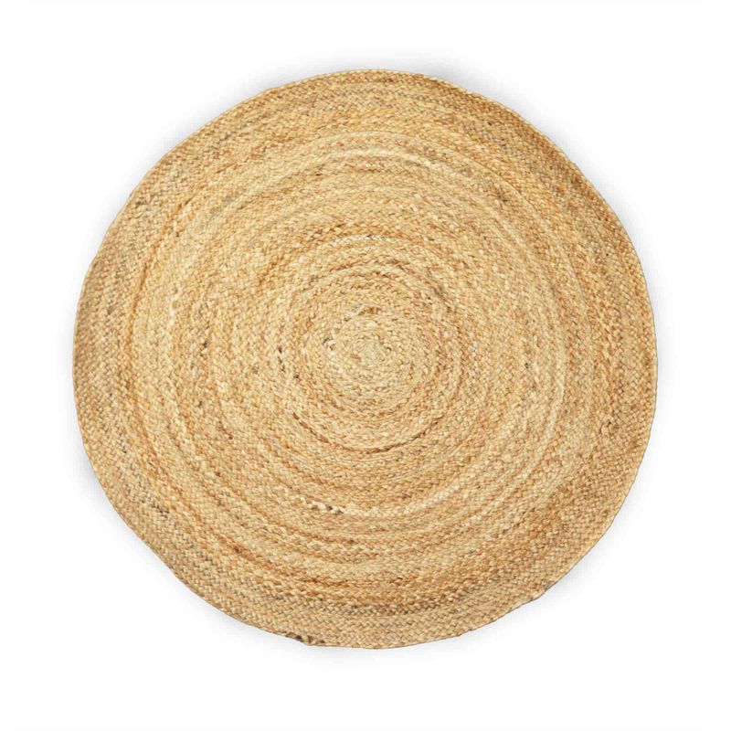 Rond Zacht Jute Tapijt - 90cm