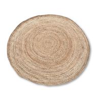 Groot Rond Zacht Jute Tapijt - 150cm