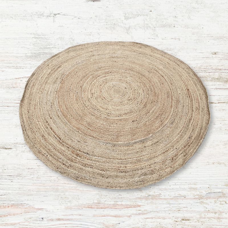 Extra Groot Rond Zacht Jute Tapijt - 200cm