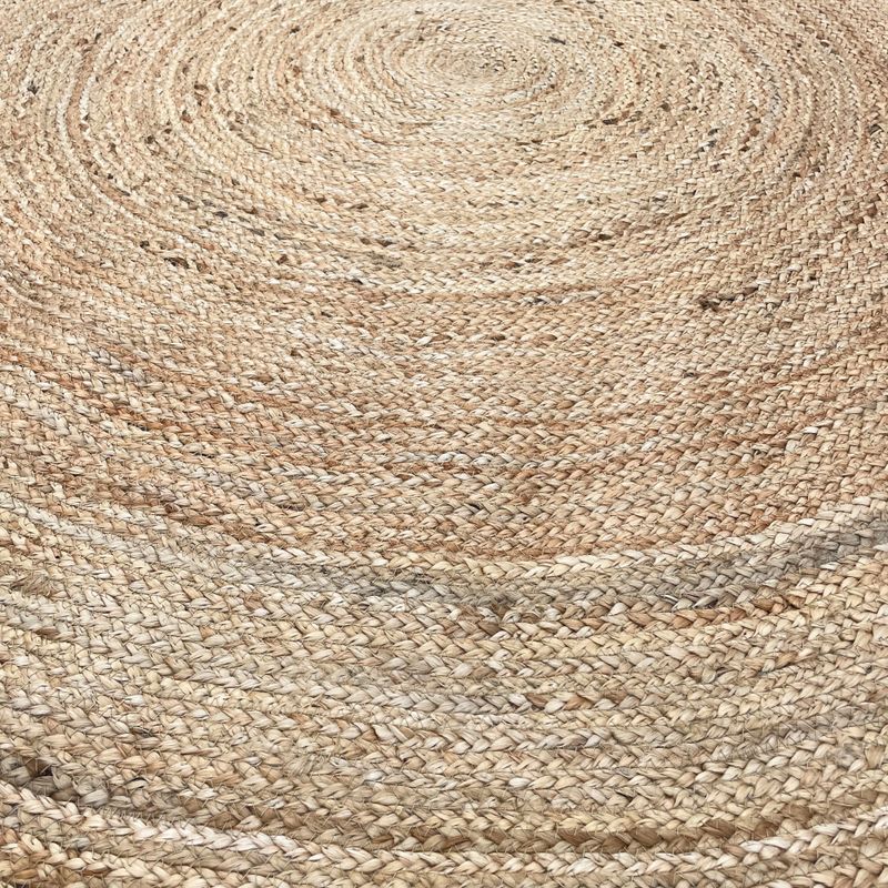 Extra Groot Rond Zacht Jute Tapijt - 200cm