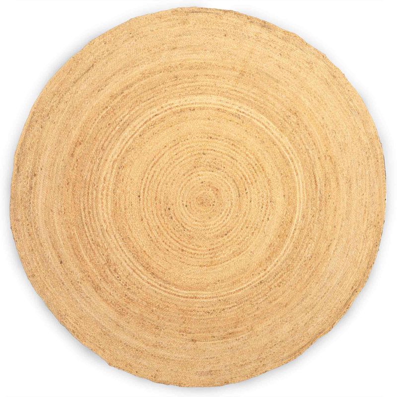 Extra Groot Rond Zacht Jute Tapijt - 200cm