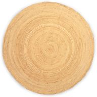 Extra Groot Rond Zacht Jute Tapijt - 200cm