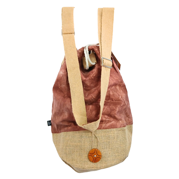 Natuurlijke Rugzak - Terracotta Stonewash - Hamsa