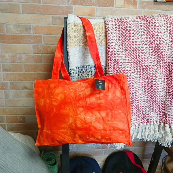 Hop Hare Handige Tas - Woestijnoranje Stonewash Effect
