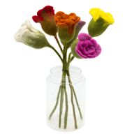 Viltbloemen - Rozen (gemengde kleuren)
