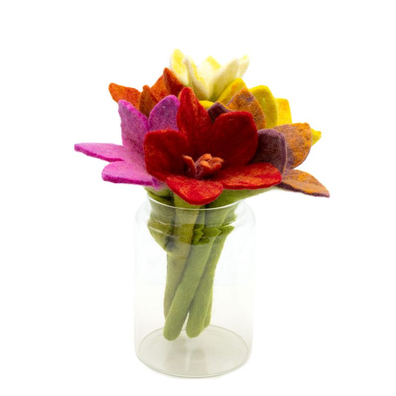 Viltbloemen - Lelie (gemengde kleuren)