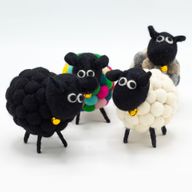 Kleine Vilt Schaapjes - Multi Kleuren
