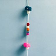 Vilten Wandhanger - Paddenstoelen (willekeurige kleuren)