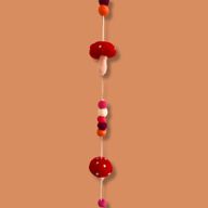 Vilten Wandhanger - Roodkap Paddenstoelen