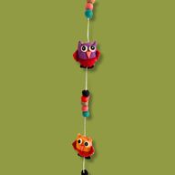 Vilten Wandhanger - Uilen (willekeurige kleuren)