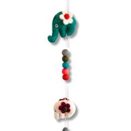 Vilten Wandhanger - Olifanten (willekeurige kleuren)