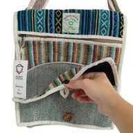 Hennep Laptop Messenger Tas - Curves