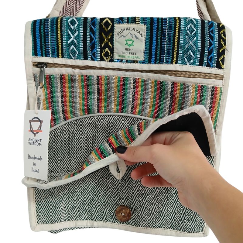 Hennep Laptop Messenger Tas - Curves