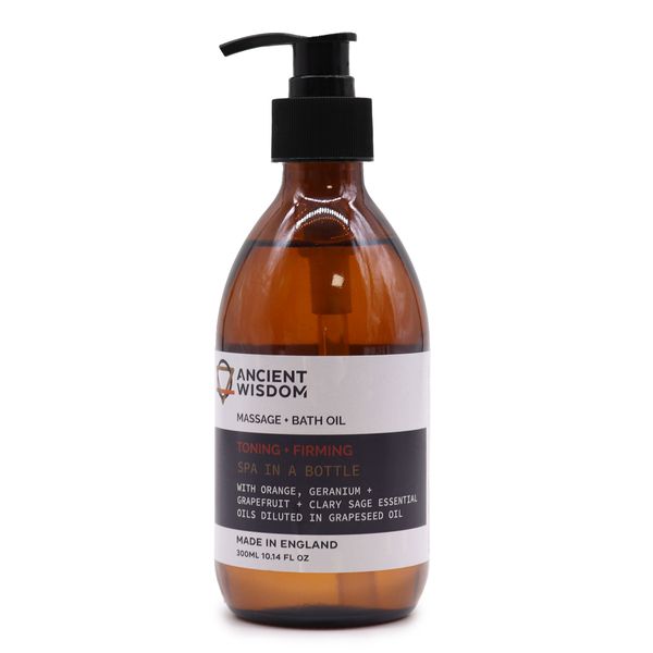 Tonifiërende en verstevigende massage- en badolie - 300 ml